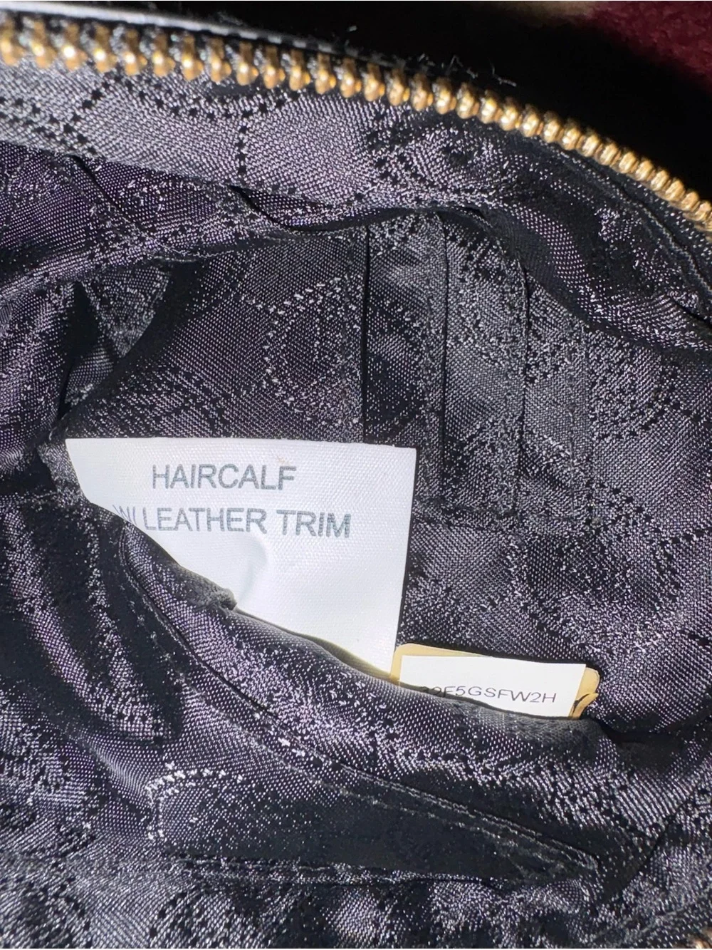 Michael Kors Black Wristlet with Gold Logo
